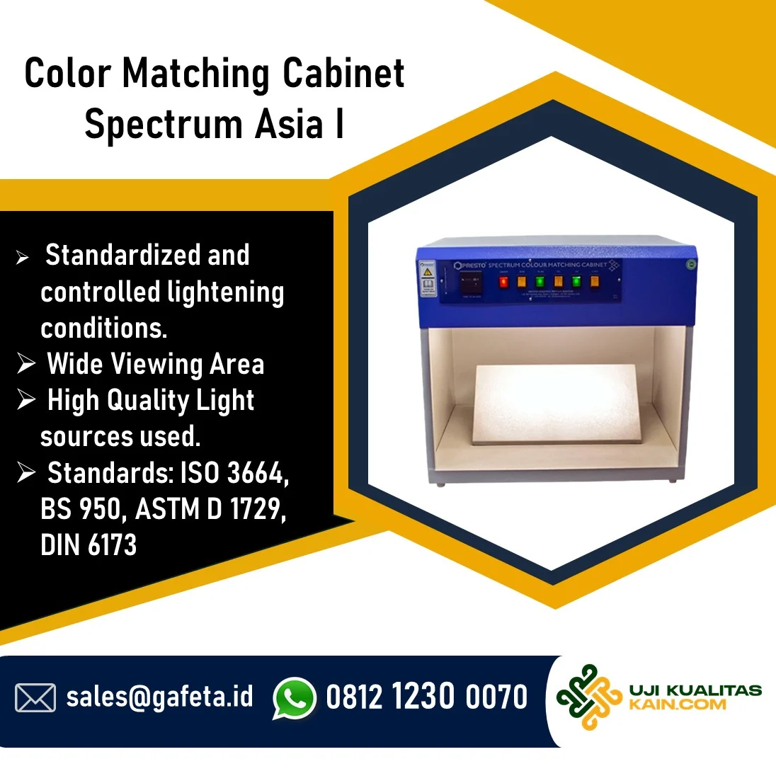 Color Matching Cabinet Spectrum Asia I