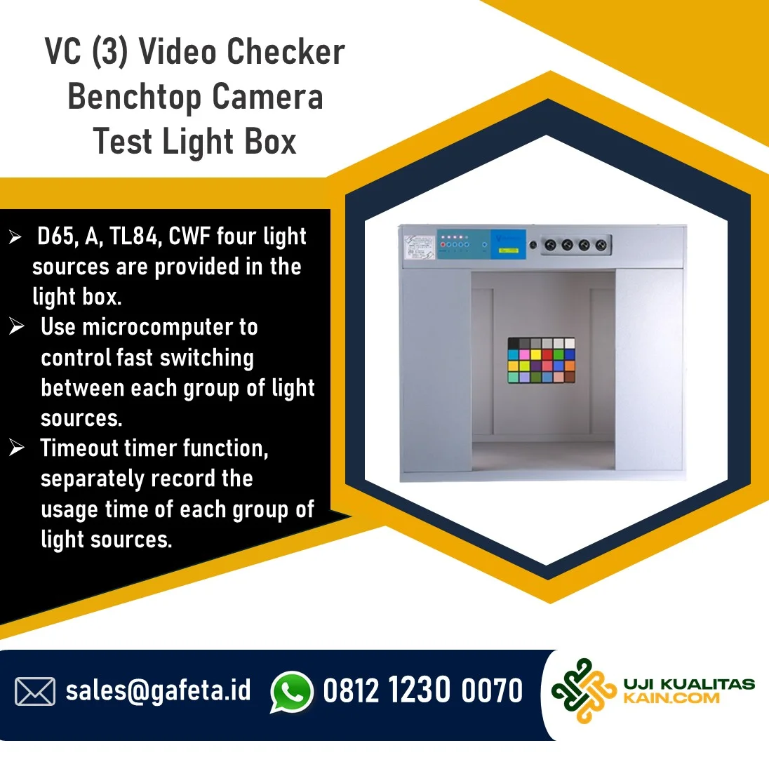 Jual TILO VC(3) Camera Test Light Box